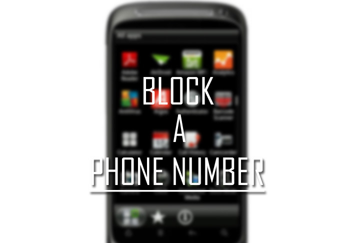 Block a Phone Number