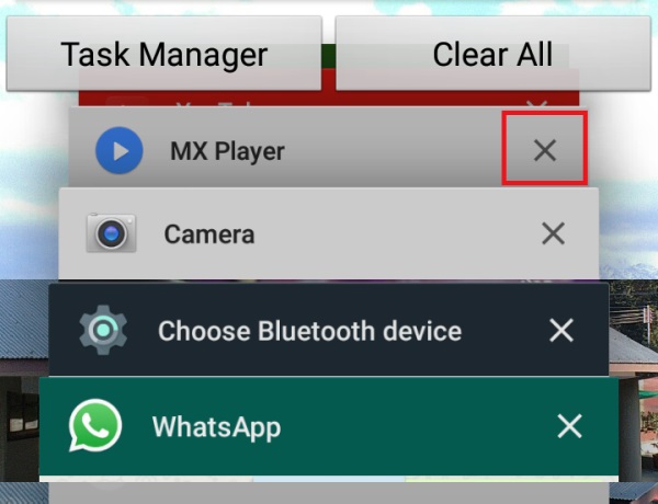 How to Close the Background Running Applications?