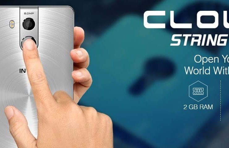 Intex Cloud String V2.0 Smartphone with in built SOS feature and Fingerprint Sensor (Android Phone)