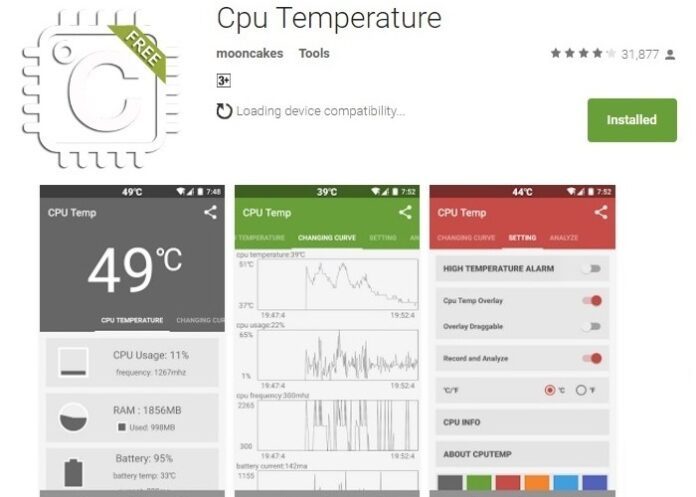 cpu temp monitor app