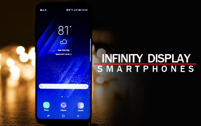 Best infinity display smartphones - latest bezel less phone in usa and india