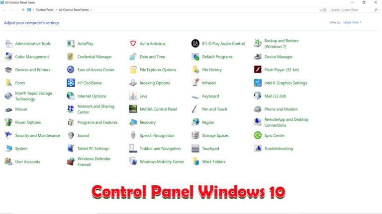 8 Best Ways to Open Control Panel in Windows 10 - Gadgetsloud