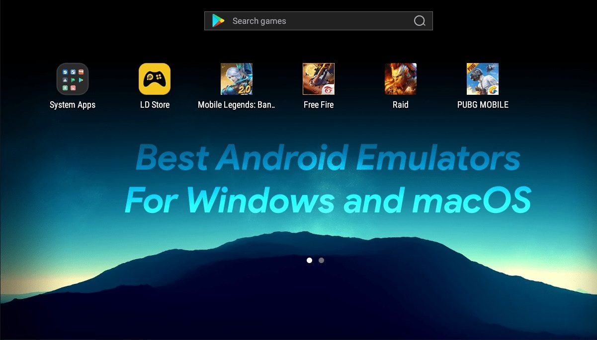 android emulator for macbook