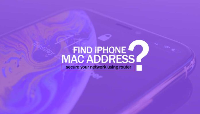 How to find Mac address on iPhone