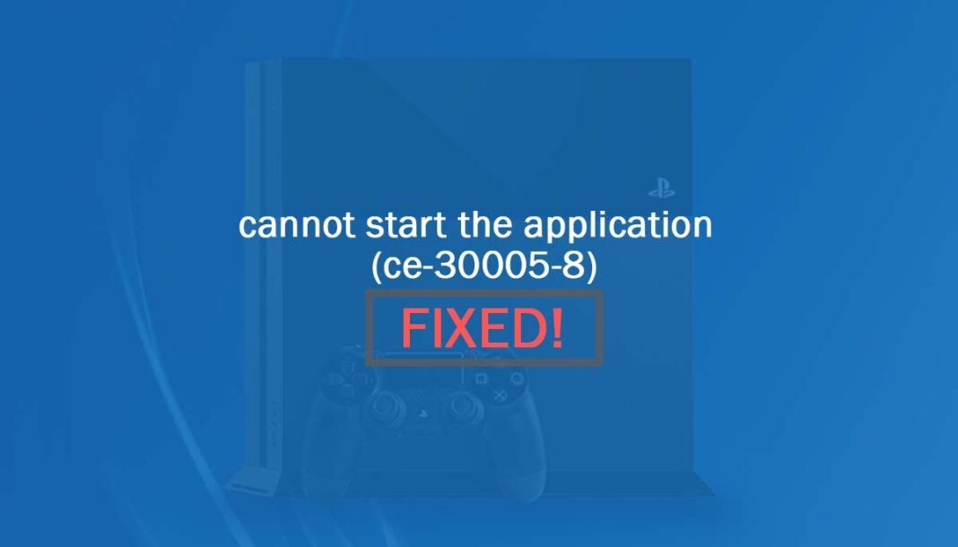 Ce 30005 8 ps4 ошибка