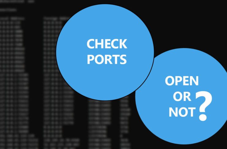 check if a port is open