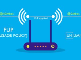 This image shows what is FUP in Broadband