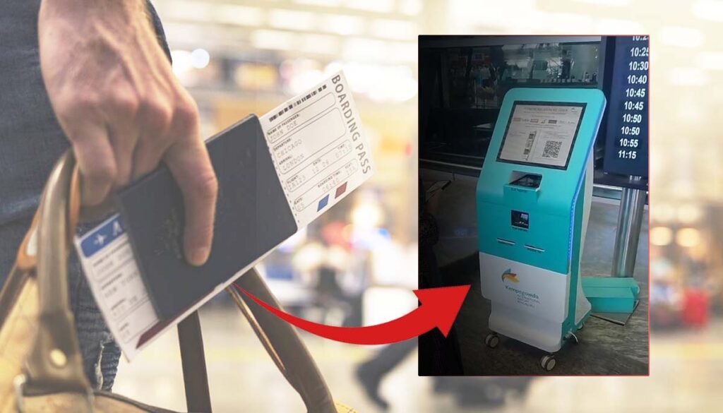 How to use Self Boarding Pass Printing Machine at Airports
