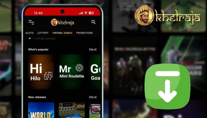Khelraja App for Android and iOS