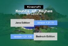 Minecraft’s “Mounts of Mayhem” Update for Java & Bedrock Edition Mounts of Mayhem Minecraft Update for Java and Bedrock Edition