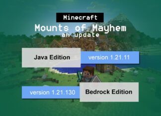 Minecraft’s “Mounts of Mayhem” Update for Java & Bedrock Edition Mounts of Mayhem Minecraft Update for Java and Bedrock Edition